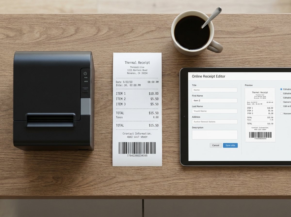 How To Create a Custom Pos Receipt For Small Retail Stores Online